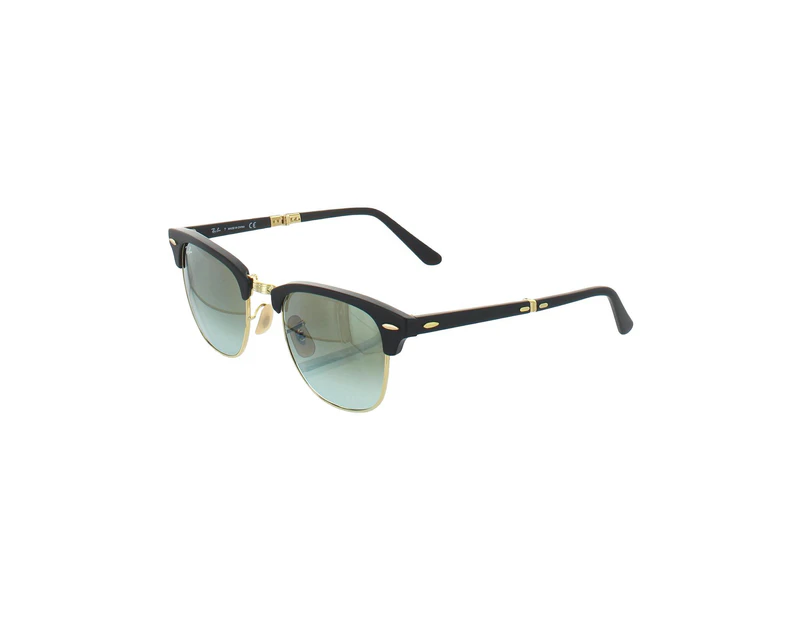 Ray-Ban Unisex Sunglasses - Wayfarer Sunglasses - Black/Green Gradient Flash