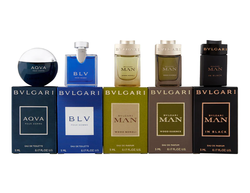 Bvlgari The Men's Gift Collection For Men 5-Piece Perfume Gift Set