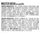 Maybelline Master Brow Pro Palette 3.4g - Deep Brown