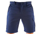 Hard Yakka Men's Basic Stretch Shorts - Navy
