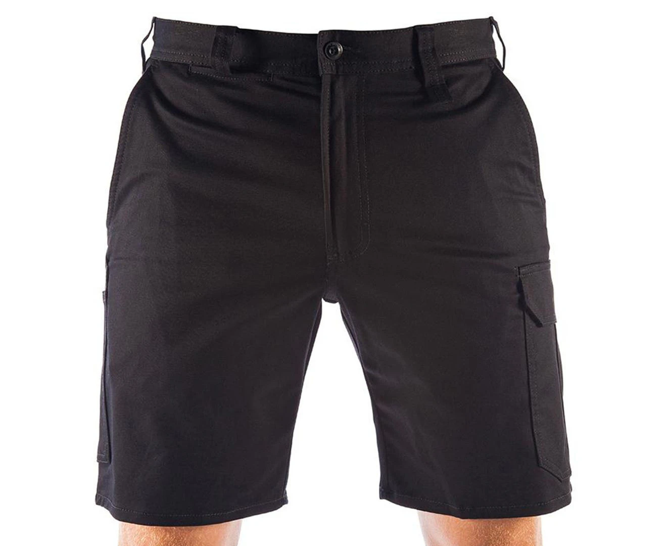 Hard Yakka Men's Basic Stretch Shorts - Black