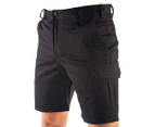 Hard Yakka Men's Basic Stretch Shorts - Black