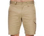 Hard Yakka Men's Basic Stretch Shorts - Khaki