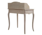 French Provincial Wash White Old Fashion Study Desk