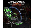 Gaming Chair Office Chair Computer PU Executive Racing Recliner Back Foot Rest