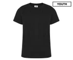 Gem Look Youth Boys' Short Sleeve Tee / T-Shirt / Tshirt - Black