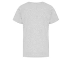 Gem Look Youth Boys' Short Sleeve Tee / T-Shirt / Tshirt - Grey Marle