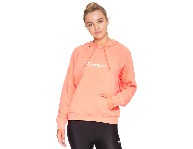 Champion Women's French Terry Script Hoodie - Patrick Star