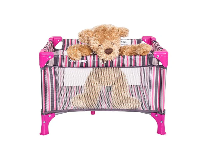 Love N Care - Blossom Travel Cot - Pinstripe