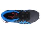 ASICS Boys' GEL-Quantum 90 2 Running Shoes - Carrier Grey/Directoire Blue 4
