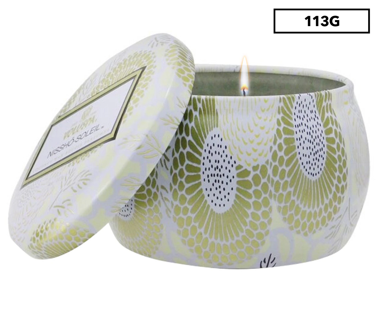 Voluspa Nissho Soleil Mini Decorative Tin Candle 113g