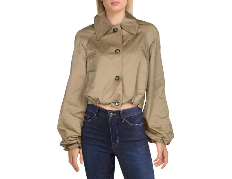 Inc Women's Coats & Jackets Bomber Jacket - Color: Tan