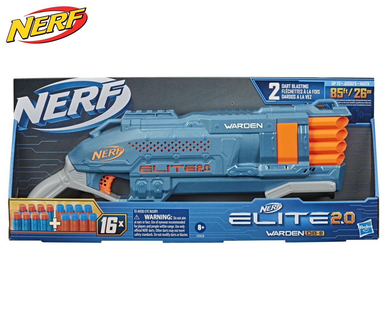 Nerf Elite 2.0 Star Phoenix CS-6, Includes 12 Official Nerf Darts, Ages 8+  