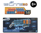 Hasbro Nerf Elite 2.0 Warden DB8 Pump-Action Blaster - Blue/Multi