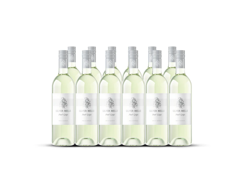 12 Bottles of 2020 Silver Belle Pinot Grigio