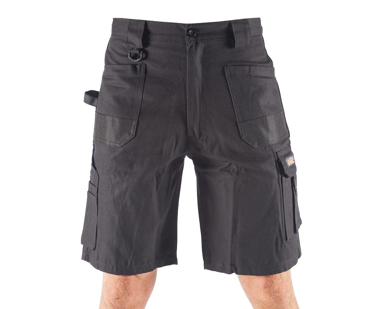 Duratex Cotton Duck Weave Cargo Shorts - Black