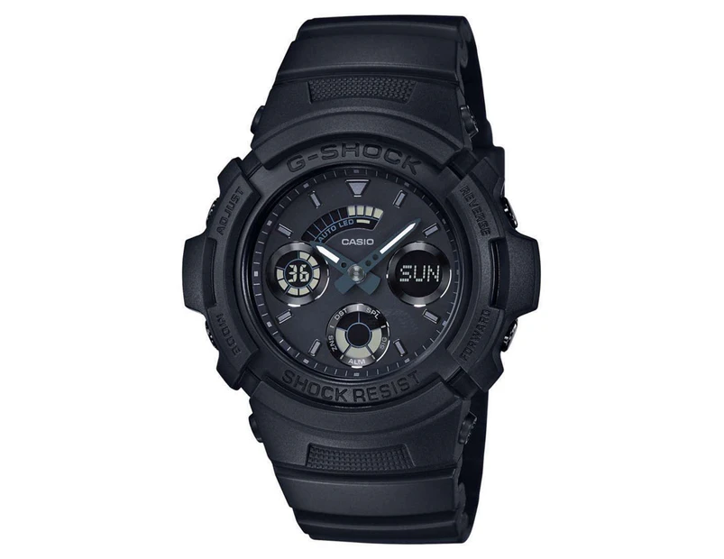 Casio G-Shock Men's 52mm AW591BB-1A Resin Watch - Black