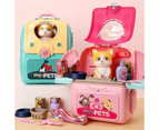 Kids Boys Girls Pretend Play Educational Toys Cute Pet Carrier Grooming Care