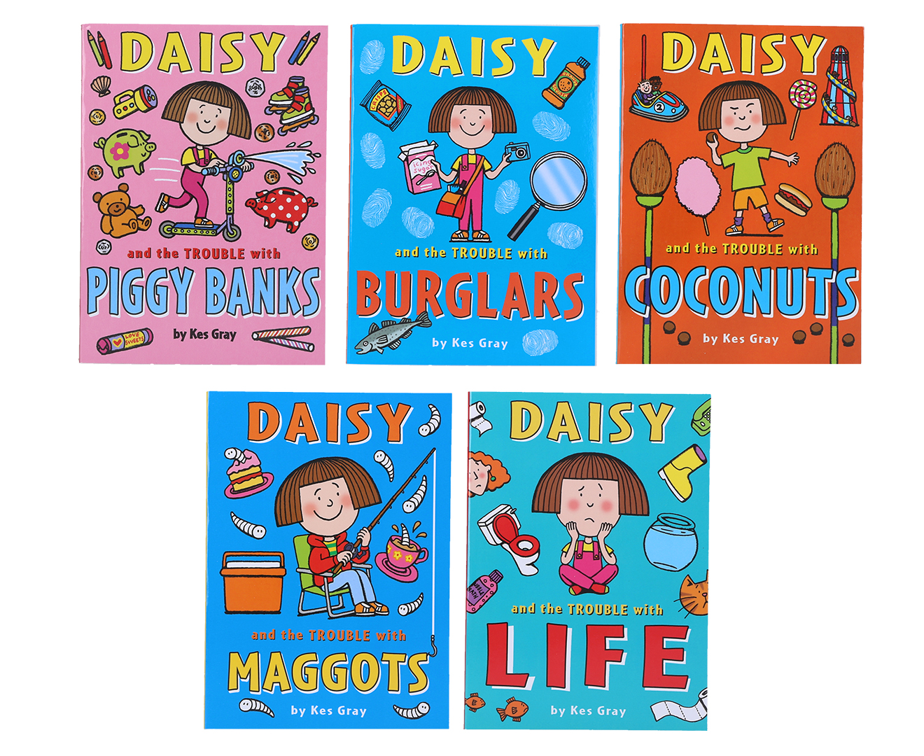 Daisy and the Trouble Collection 10Book Set by Kes Gray Catch.co.nz