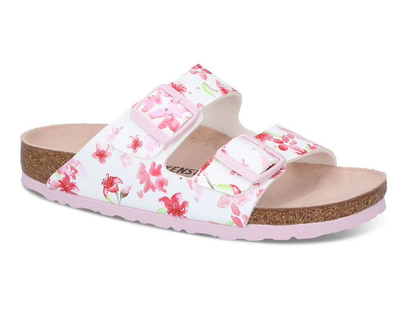 Birkenstock Women's Arizona Birko-Flor Narrow Fit Sandals - Blossom White