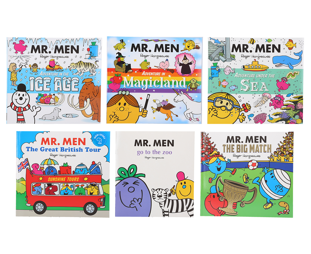 Mr. Men Big Adventures Paperback 6-Book Set by Adam Hargreaves | Www ...