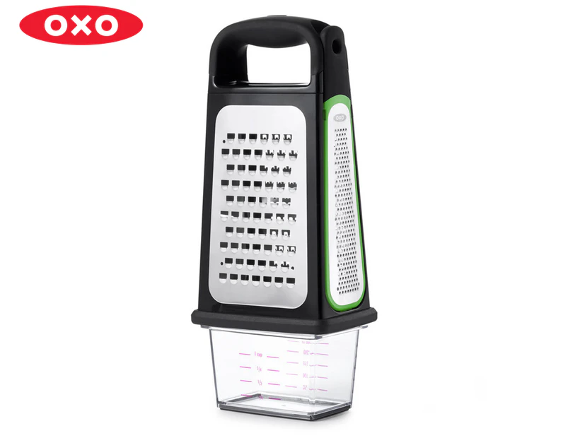 OXO Good Grips Etched Box Grater w/ Removable Zester