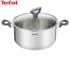 Tefal 24cm/5L Daily Cook Induction Stainless Steel Stewpot w/ Lid - Silver