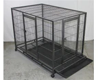 Giant XX-Large Heavy Duty Pet Dog Cat Cage Metal Crate Kennel Portable Puppy Cat Rabbit House