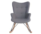 Replica Grant Featherston Rocking Chair - Grey Fabric