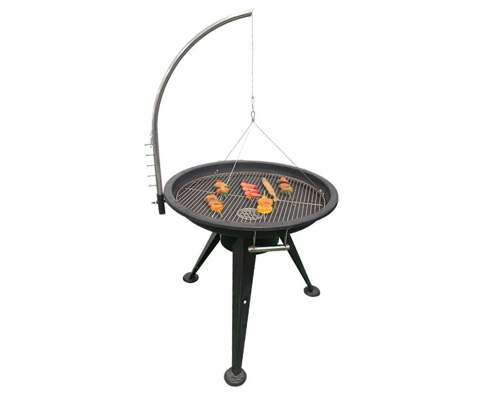 Willkon Iron & Stainless Steel Charcoal Grill BBQ Fire Pit