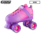 Crazy Skate Co. Rocket Roller Skates - Pink/Purple