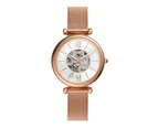 Fossil Women's Carlie Mini Me Rose Gold-Tone Analogue Watch ME3188