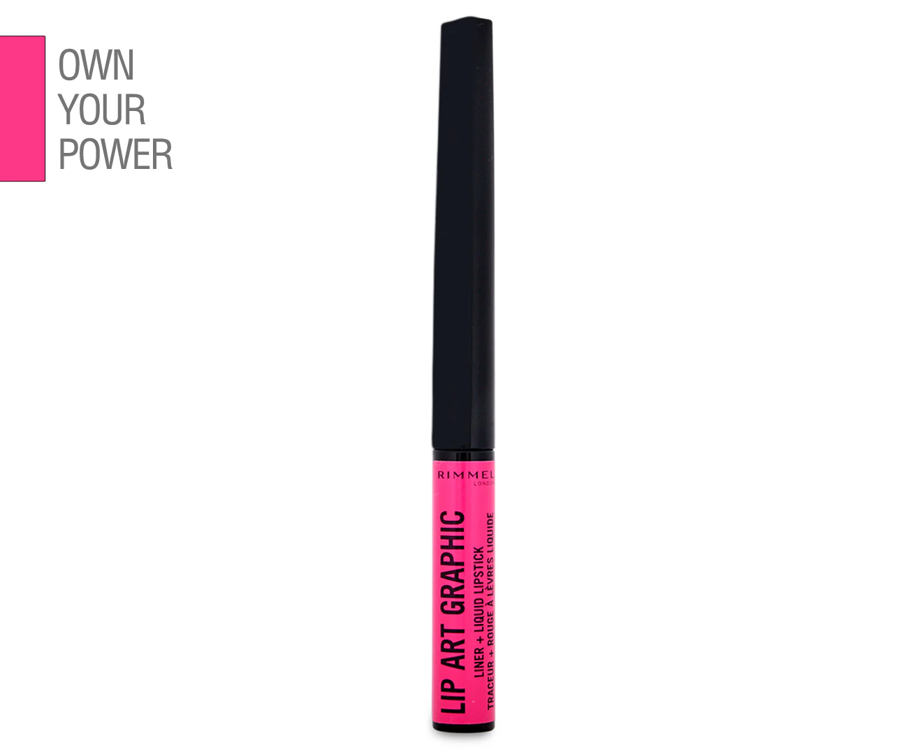 Rimmel Lip Art Graphic Liner & Liquid Lipstick 1.8mL - Own Your Power