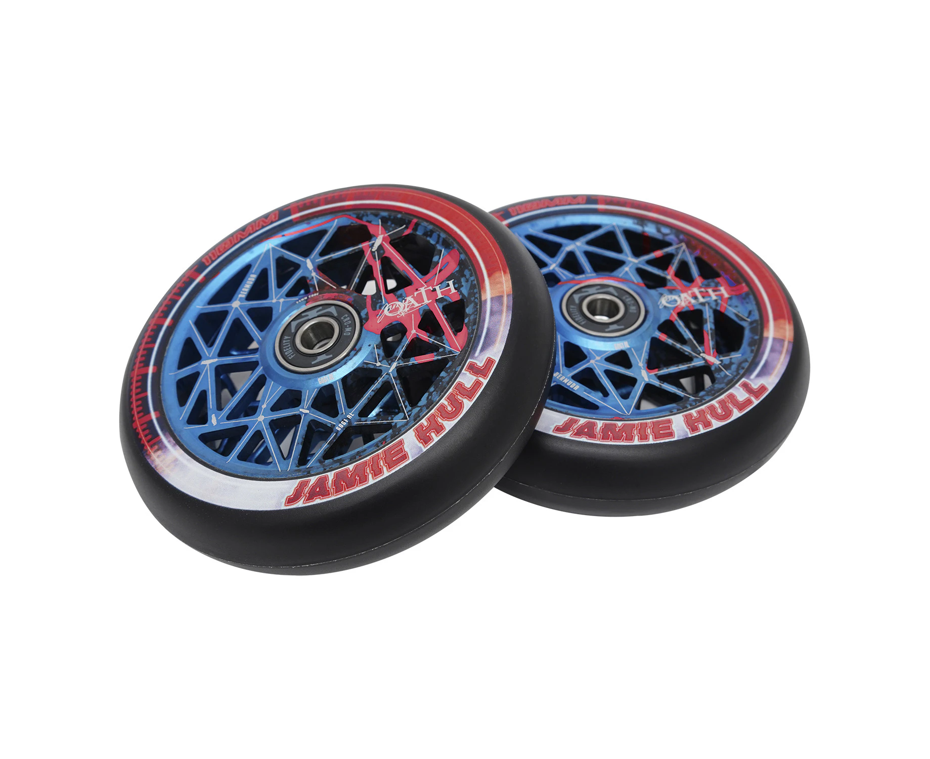 Oath Bermuda 110mm Wheels - Jamie Hull Signature - Red