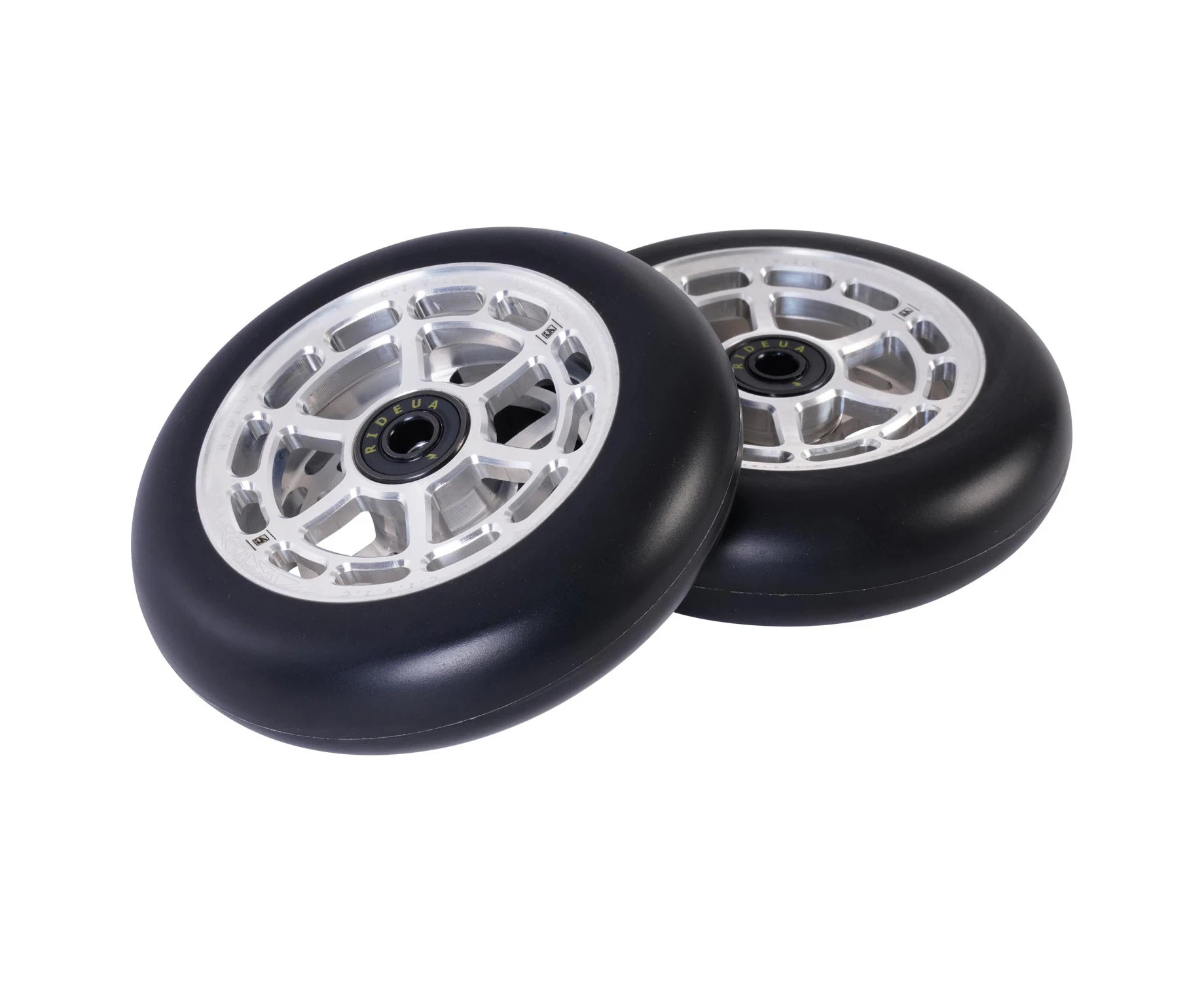 urbanArtt Civic 115 x 30mm Wheels - Raw - Silver