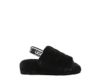 Ugg Australian Shepherd Puffy | Wool Upper - Women - Sandals - Black