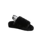 Ugg Australian Shepherd Puffy | Wool Upper - Women - Sandals - Black