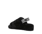 Ugg Australian Shepherd Puffy | Wool Upper - Women - Sandals - Black