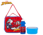 Spider-Man 3-Piece Lunch Bag Set - Blue/Red