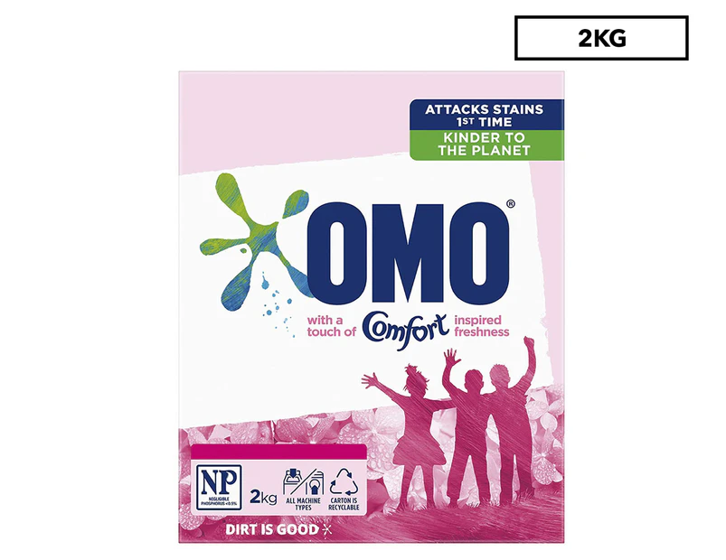 OMO Touch Of Comfort Laundry Powder Front & Top Loader 2kg