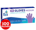 Saniflex Medium Size TPE Disposable Gloves 100pk