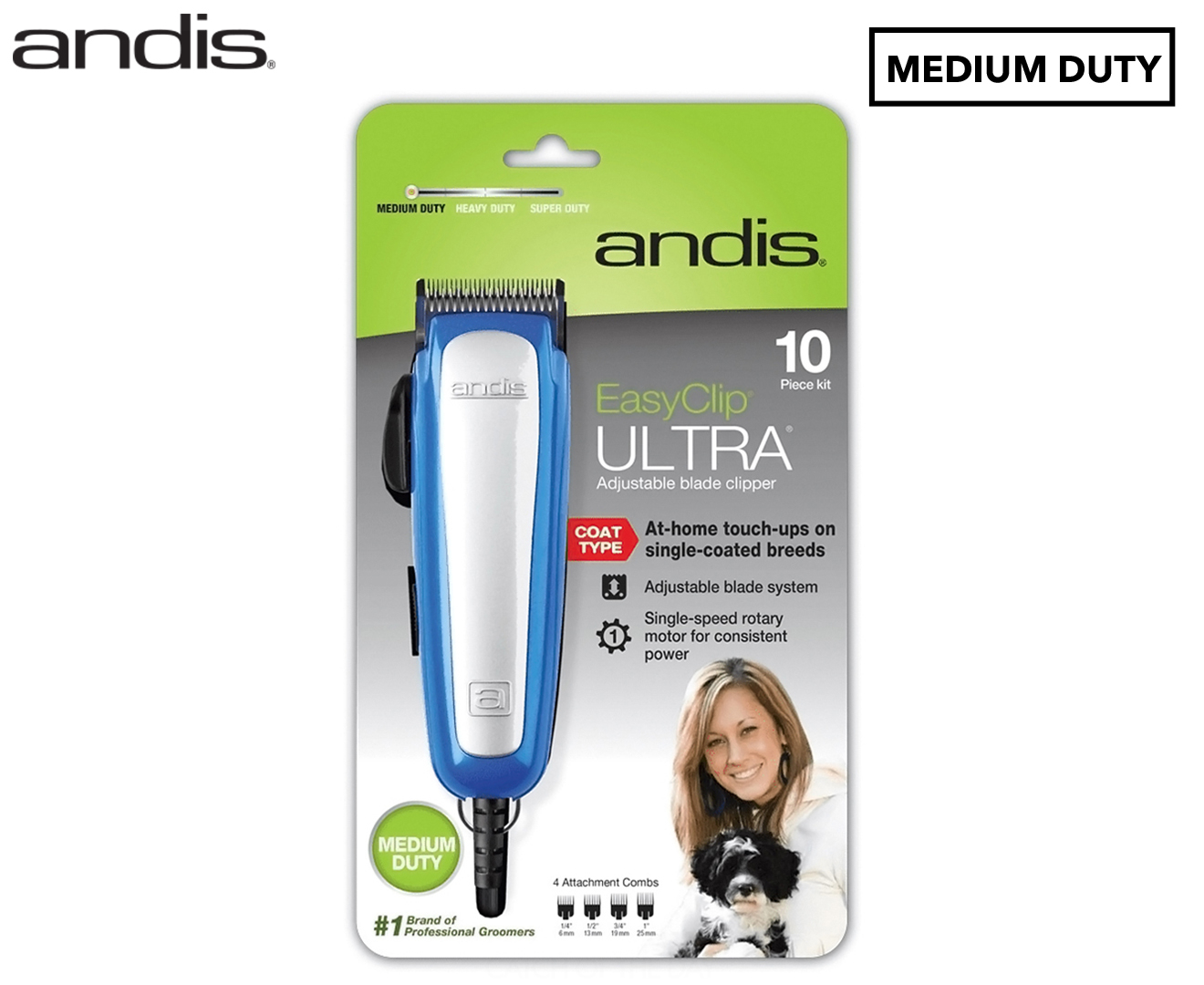 Andis easy sale clip dog clippers