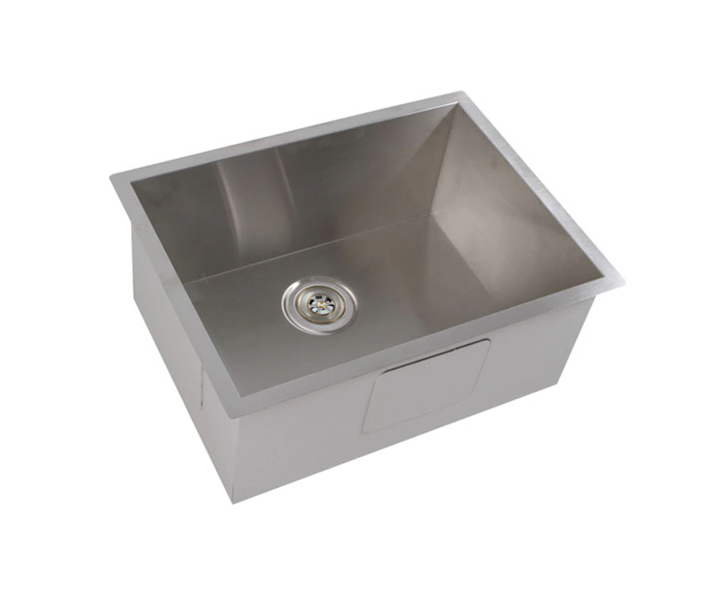 Work Play Leasure Stainless Steel 60x45cm Under/Top Mount Kitchen Sink Silver