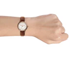 Fossil Women's 34mm Gwen Analog Leather Watch - Brown/Rose Gold