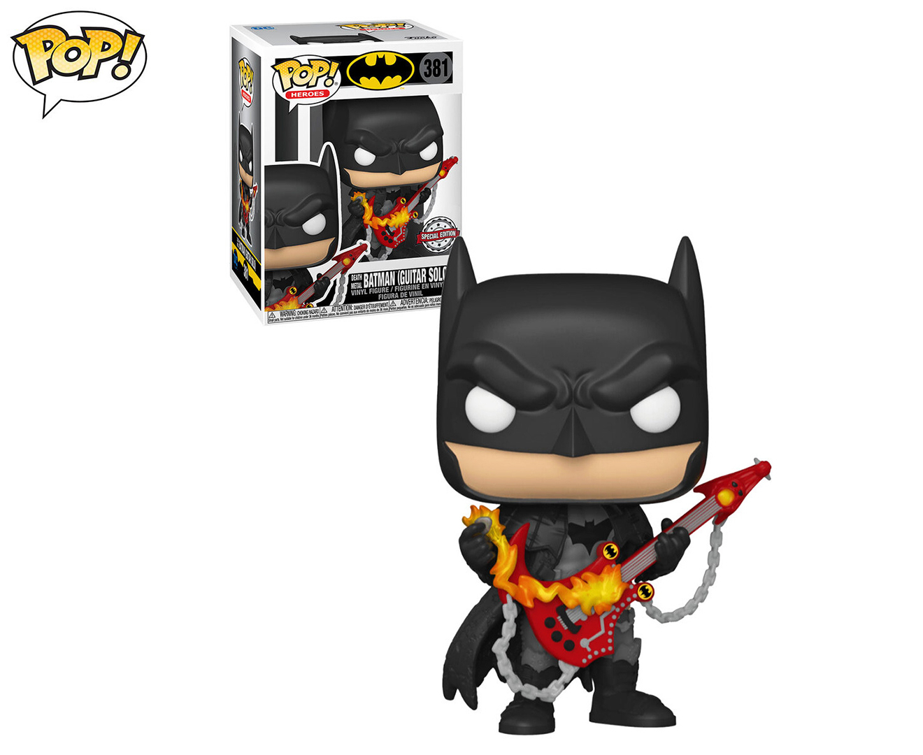 Funko POP! Death Metal Batman (Guitar Solo) Vinyl Figure 