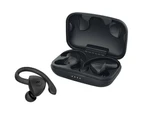 Jam Athlete Bluetooth Wireless Sweat Resistant Sports/Gym Ear Hook Earphones BLK