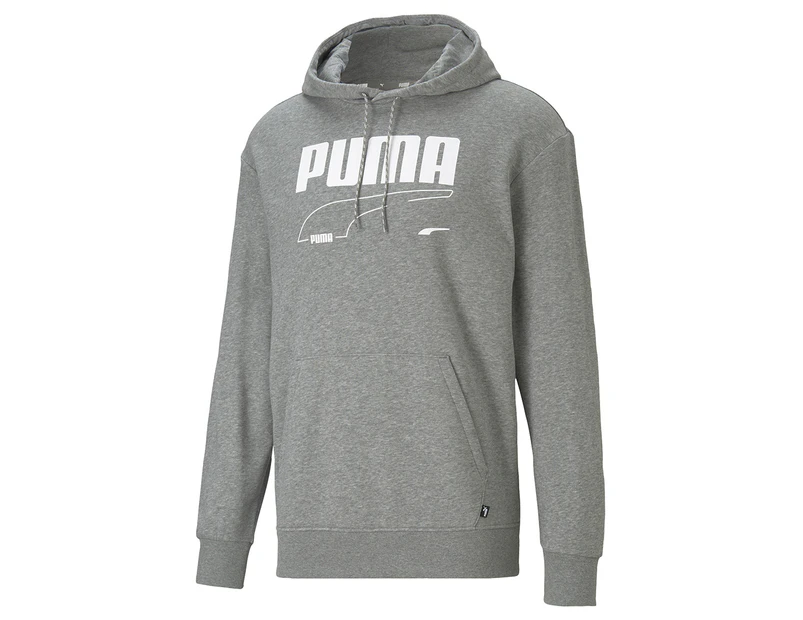 Puma Men's Rebel Hoodie - Medium Grey Heather