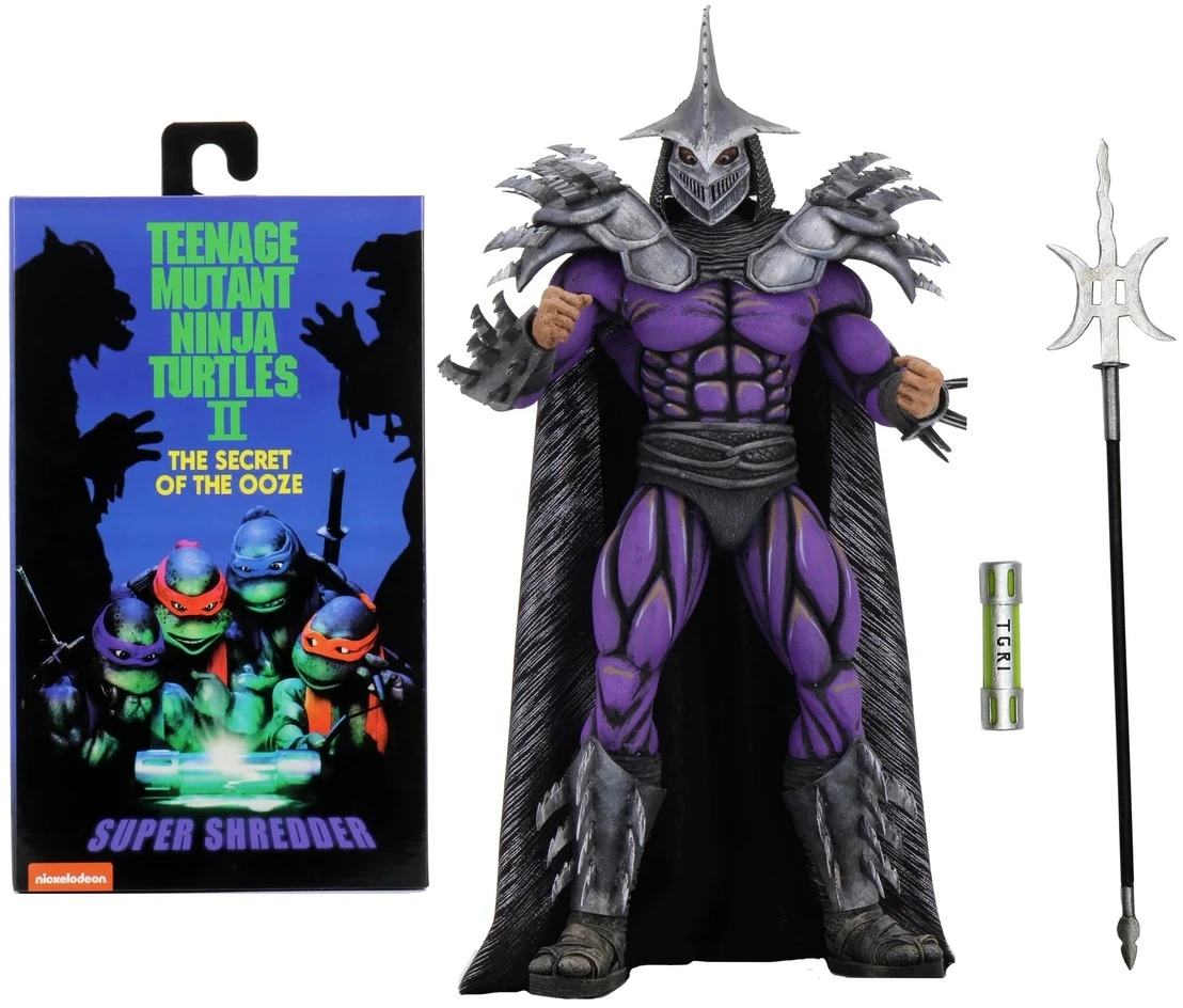 Neca TMNT 1990 Super Shredder Deluxe 7'' Scale Action Figure/Figurine Toy 14+