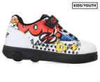 Heelys Boys' Dual Up X2 Skate Shoes - White/Black/Multi Comic