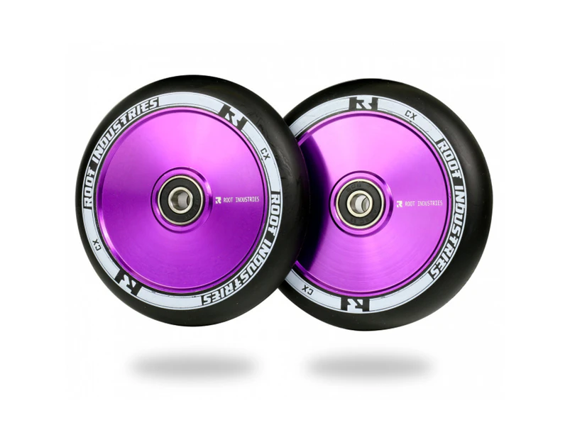 Root Industries Air 110mm Scooter Wheels - Black Purple (Set of 2) - Purple